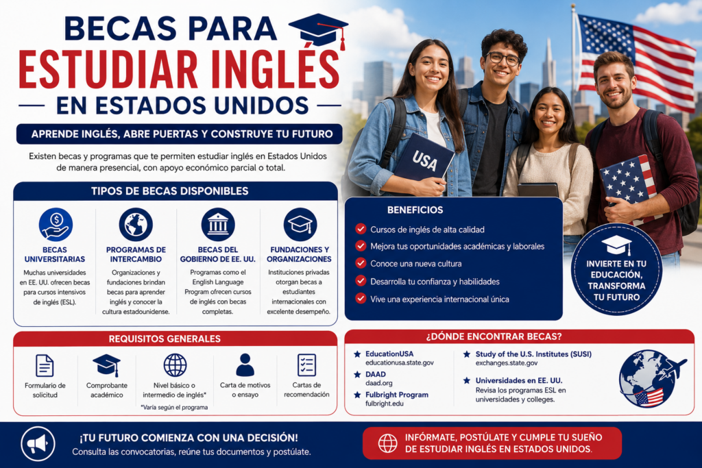 becas para estudiar ingles