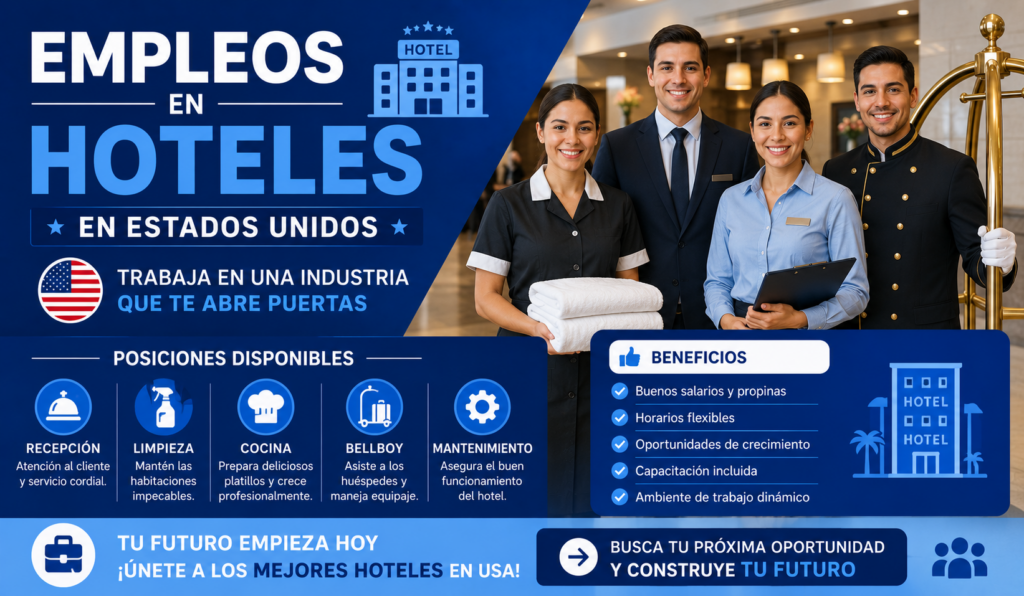 empleos en hoteles en Estados Unidos